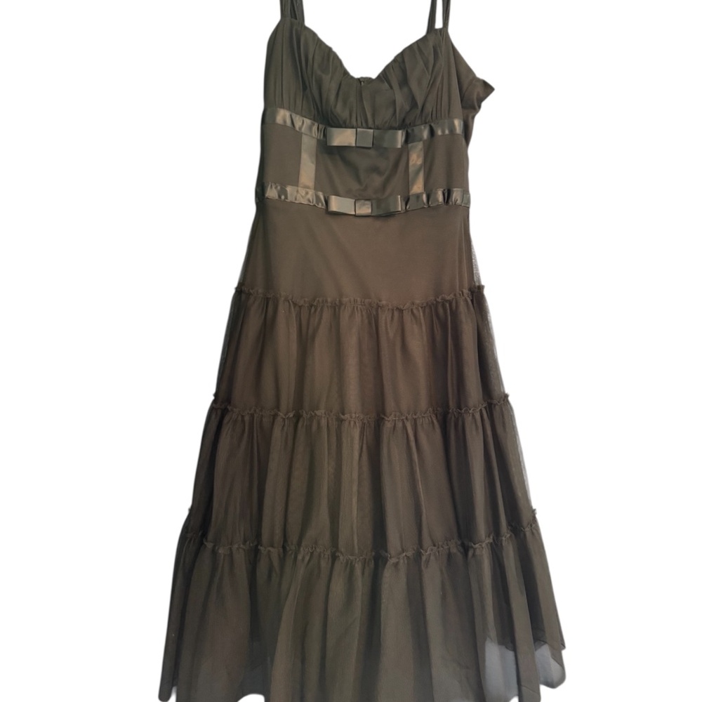 B Darlin Black Tulle dress